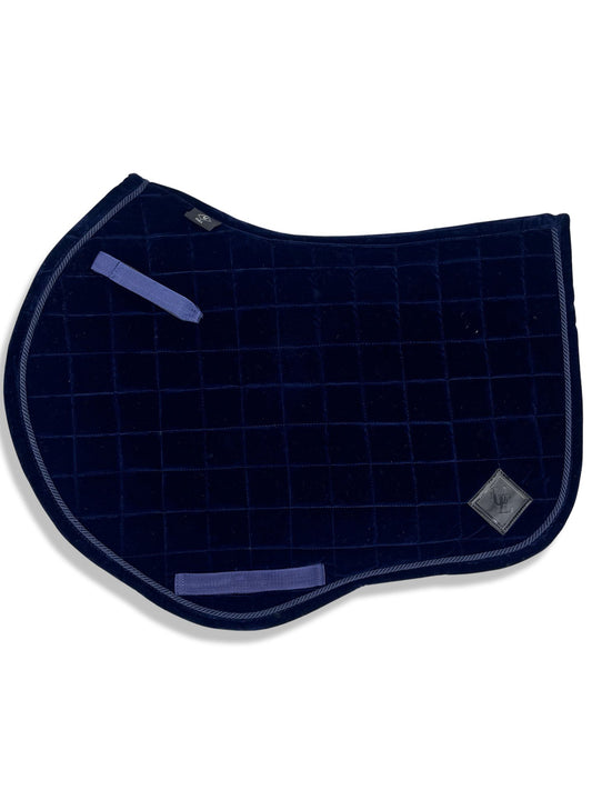 Navy Blue GP Saddle Pad, from The Urbany. Elevate your horse's style with sparkling crystals and comfort.