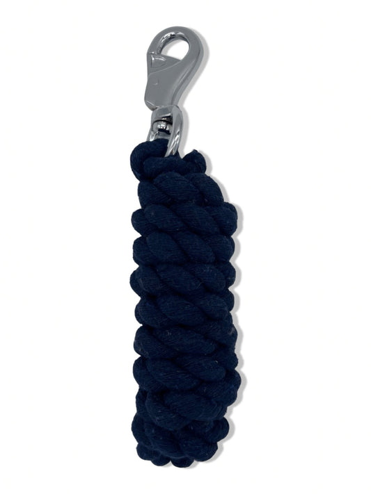 Navy Blue Cotton Leadrope, from The Urbany. Elevate your horse's style with sparkling crystals and comfort.