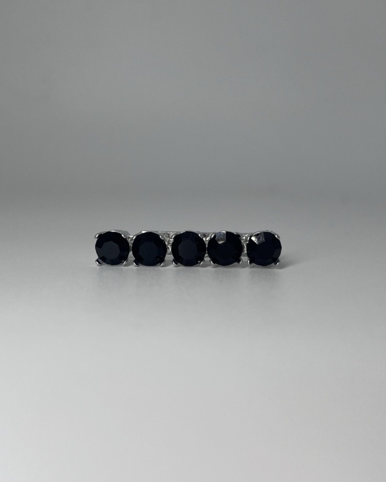 Jet Black Crystal Stock Pin, from The Urbany. Elevate your horse's style with sparkling crystals and comfort.