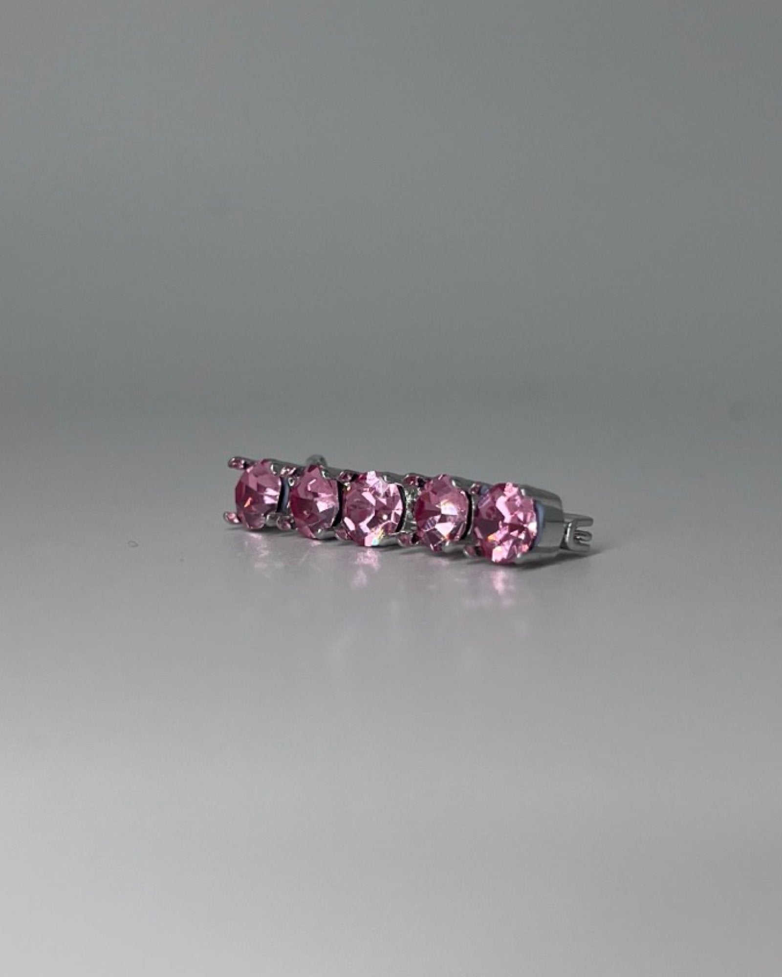 Light Pink Crystal Stock Pin, from The Urbany. Elevate your horse's style with sparkling crystals and comfort.