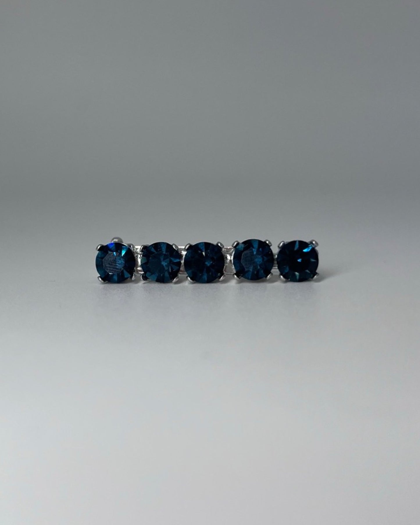 Navy Blue Crystal Stock Pin, from The Urbany. Elevate your horse's style with sparkling crystals and comfort.