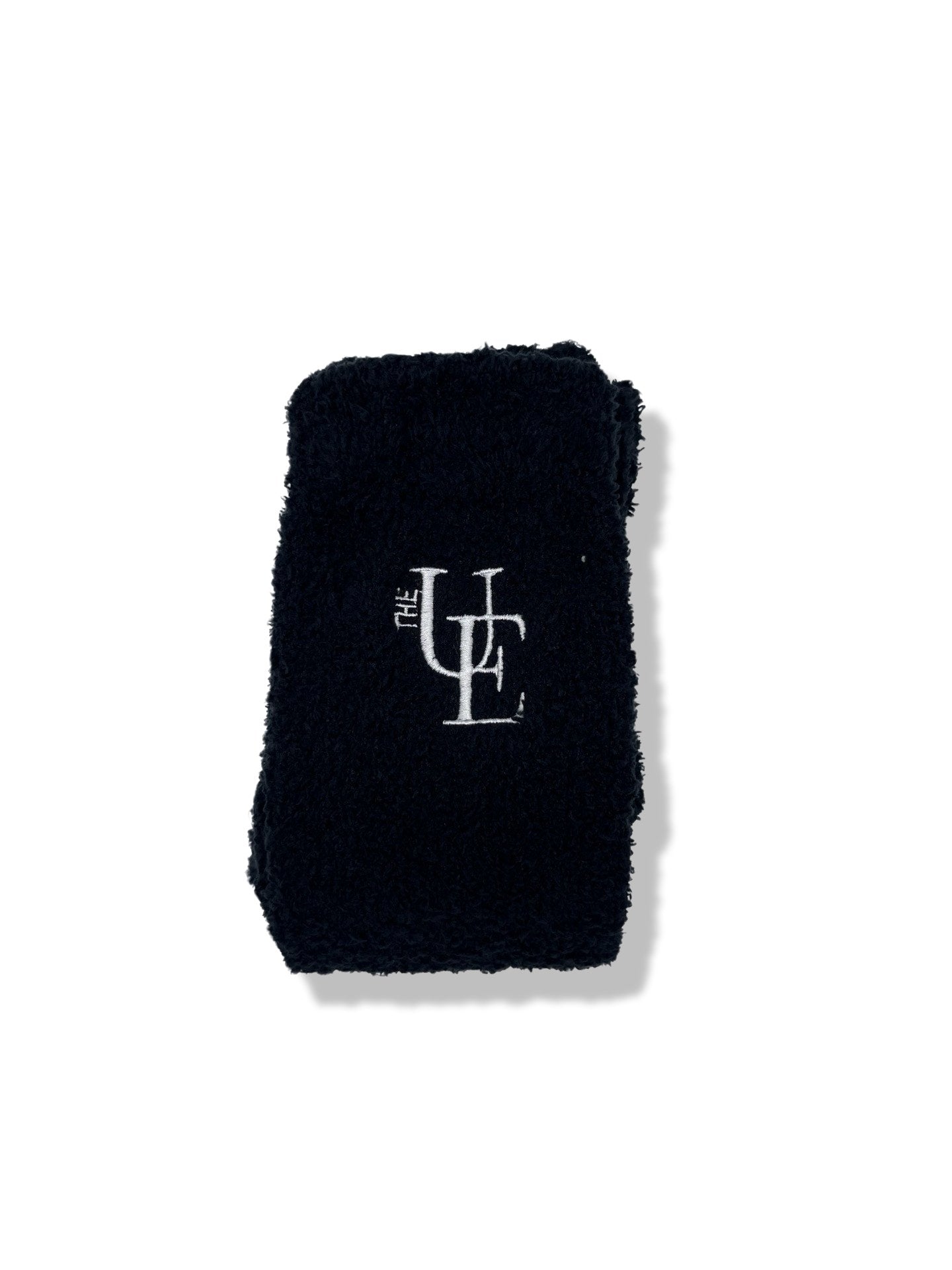 Black Fluffy Long Socks, from The Urbany. Elevate your horse's style with sparkling crystals and comfort.